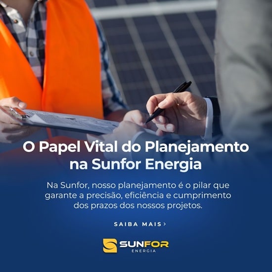 planejamento para a construção de uma usina fotovoltaica